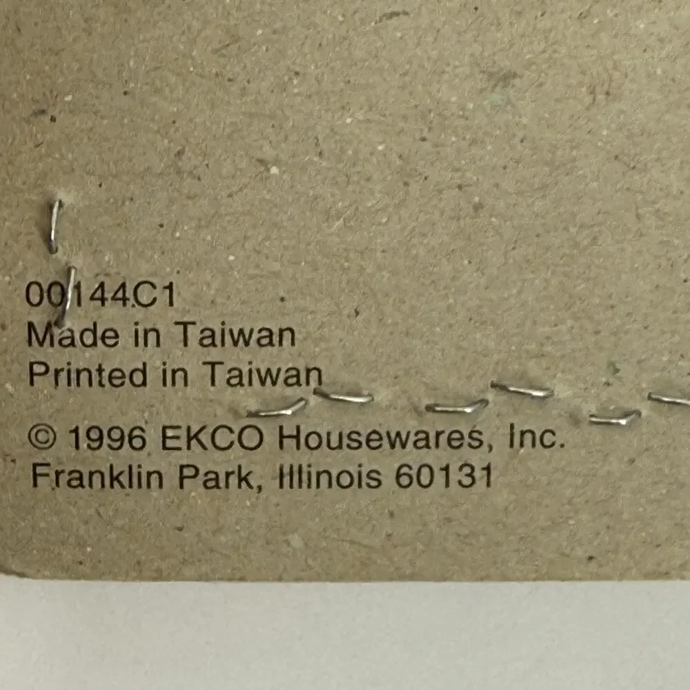 EKCO Mini Hors d’Oeuvres Spreaders Set 6 Stainless Steel White Handles NOS 1996